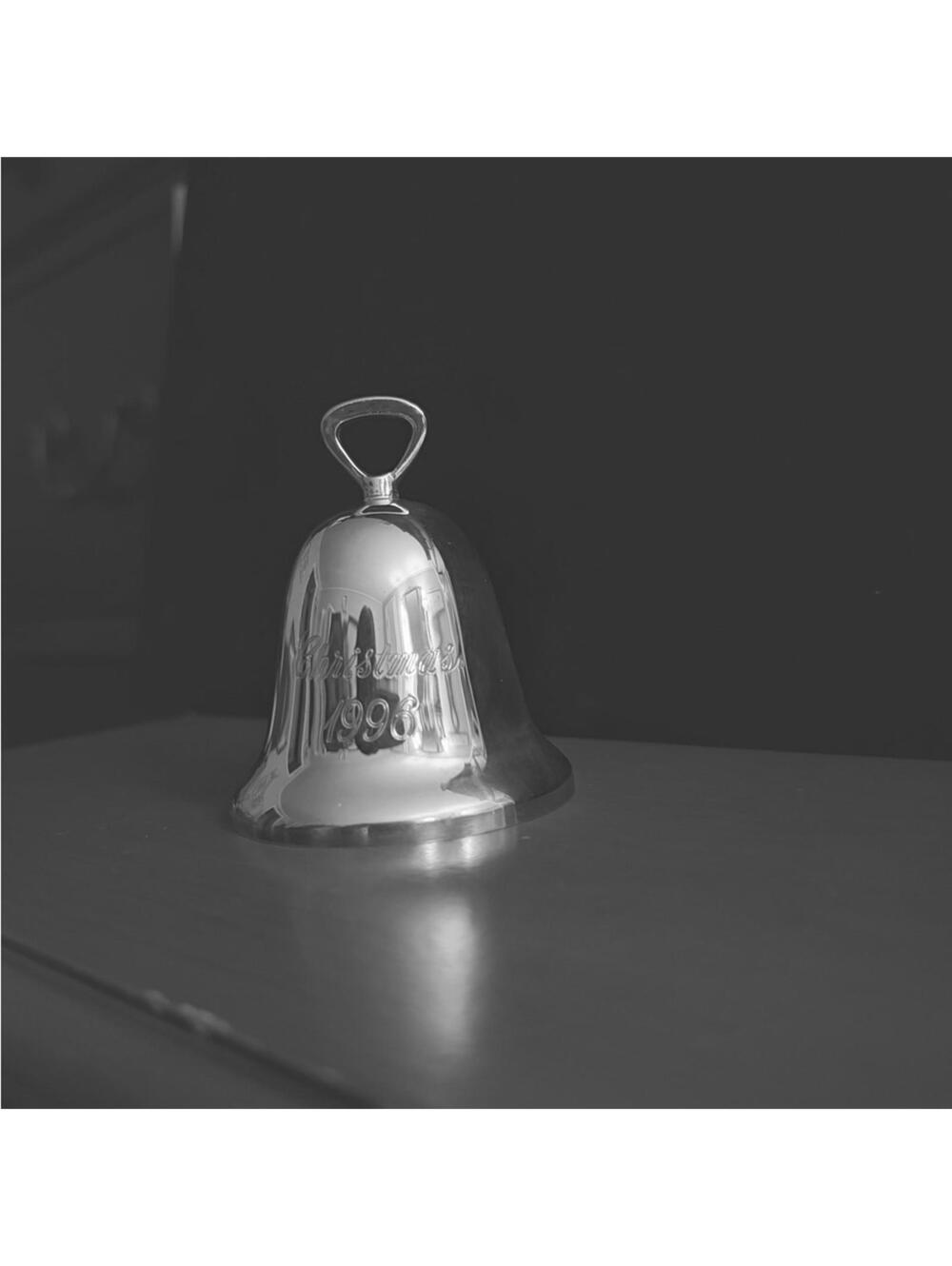 Reed & Barton collectible silver bell ornament 1996